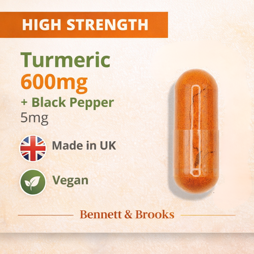 Turmeric 6000mg + Black Pepper Capsules