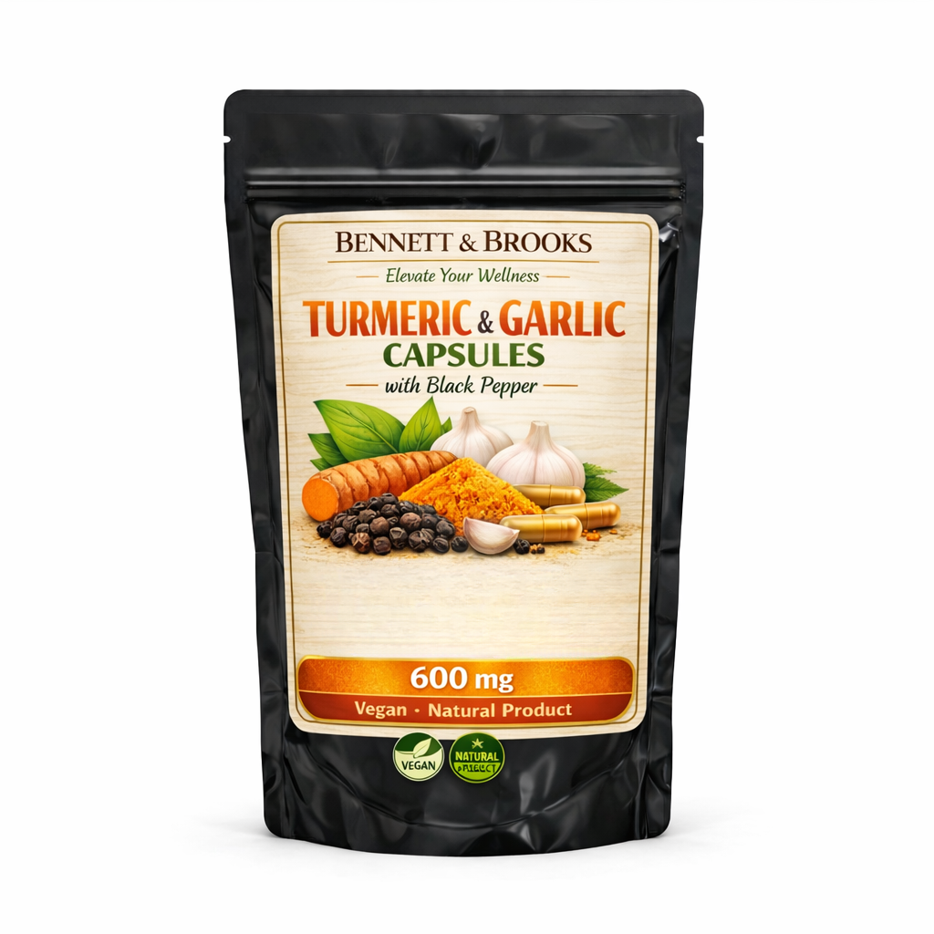 Turmeric + Garlic + Black Pepper Capsules