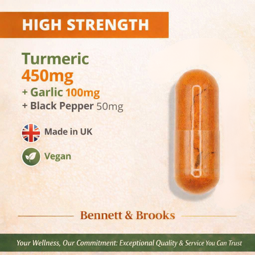 Turmeric + Garlic + Black Pepper Capsules