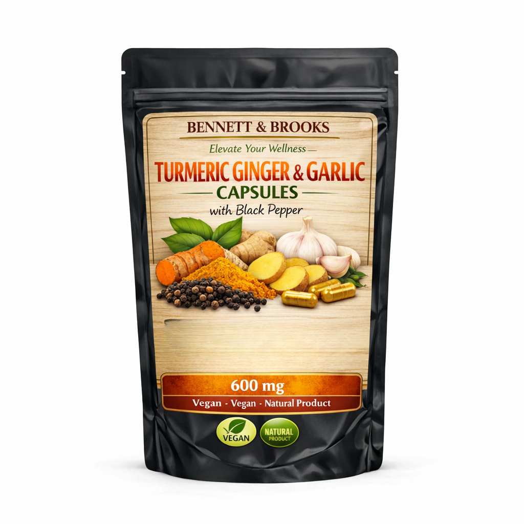 Turmeric + Ginger + Garlic + Black Pepper Capsules