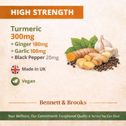 Turmeric + Ginger + Garlic + Black Pepper Capsules